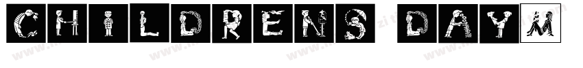 childrens day字体转换